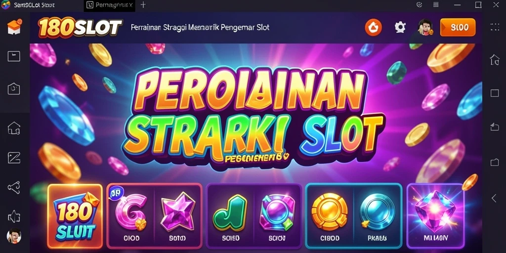 Screenshot utama 180SLOT menampilkan pemain yang memikirkan strategi untuk menang.