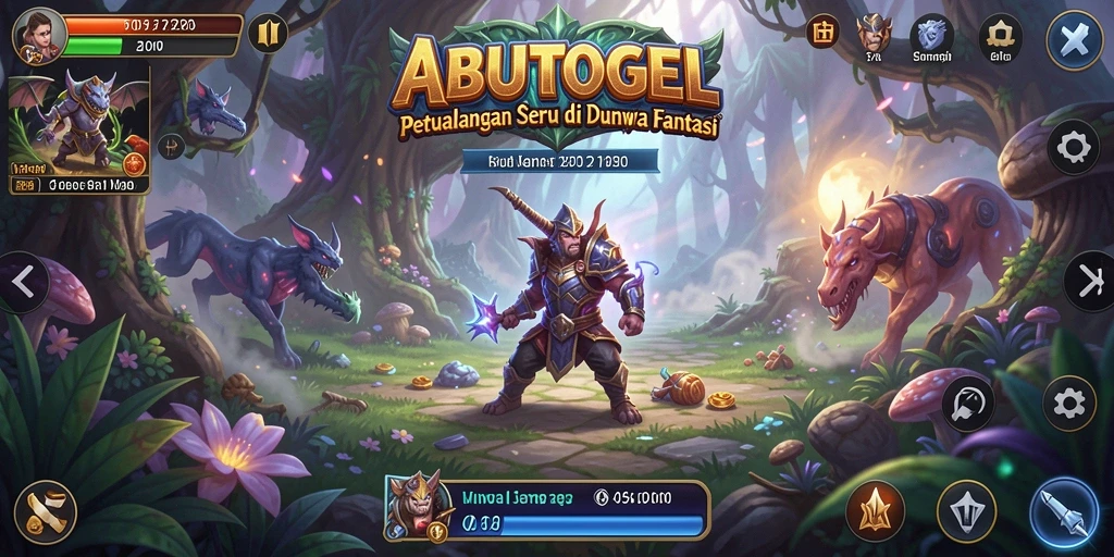 Gameplay seru ABUTOGEL dengan petualangan yang menantang.