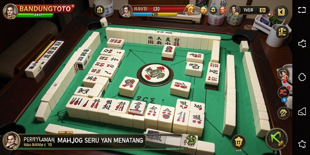 Screenshot gameplay BANDUNGTOTO menampilkan keseruan permainan Mahjong.