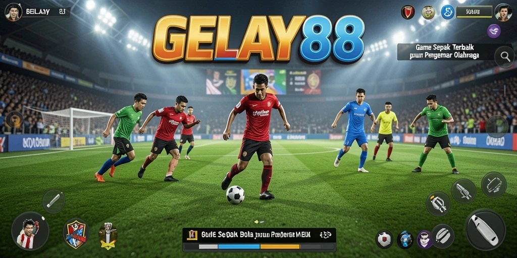 Screenshot gameplay dari GELAY88 yang menunjukkan aksi seru di lapangan.