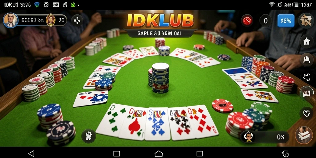 Tampilan gameplay seru dan menarik dari IDKLUB