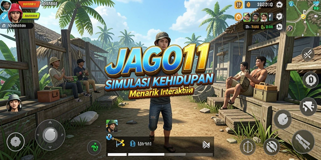 Tampilan menarik dari gameplay JAGO11 yang interaktif.