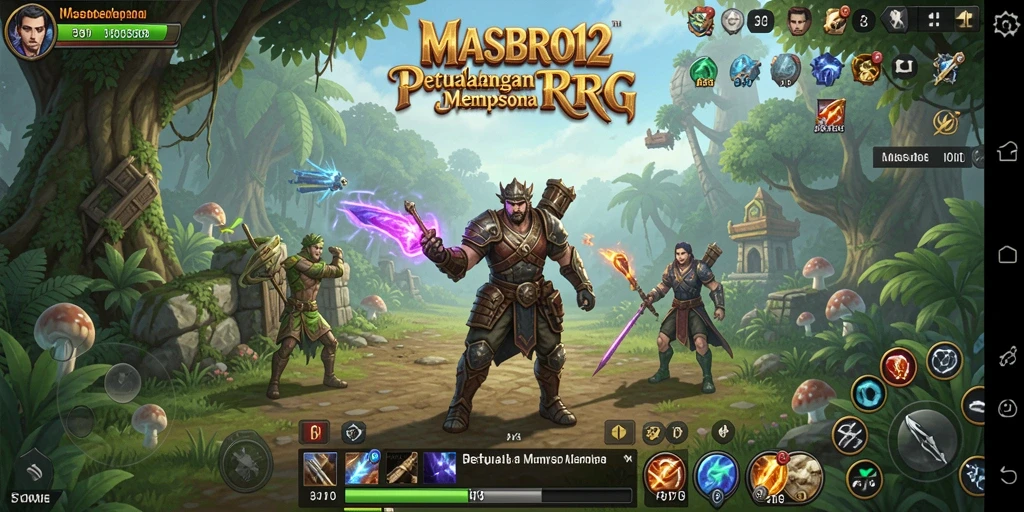 Tampilan gameplay mendebarkan dari <strong>MASBRO12</strong>, dengan karakter beraksi dalam pertempuran epik.