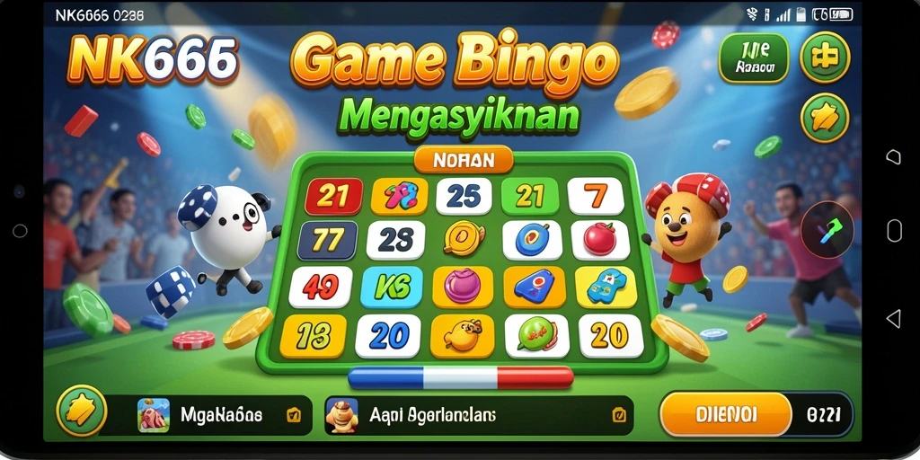 Gameplay NK666 yang seru dan mengasyikkan dalam permainan Bingo.