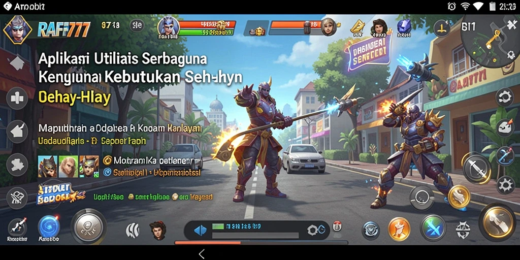 Tampilan antarmuka utama RAFFI777 yang intuitif dan fungsional.