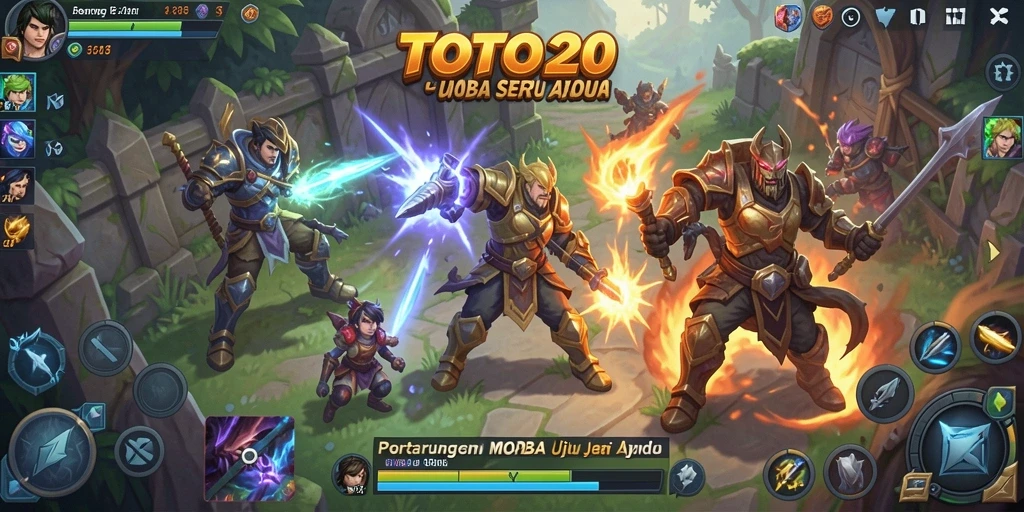 Tampilan gameplay menarik dari TOTO20 yang penuh strategi dan aksi.