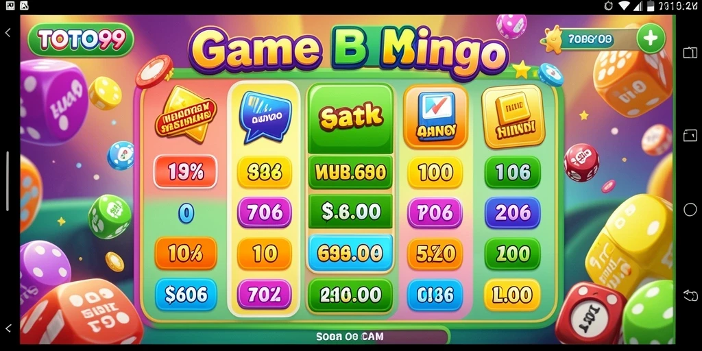 Tampilan gameplay seru dalam permainan Bingo TOTO99.