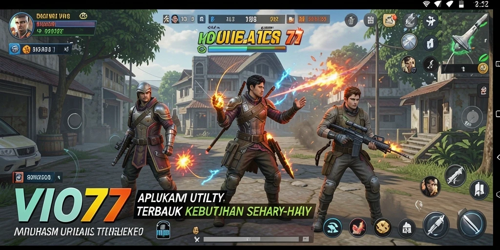 Screenshot VIO77 menampilkan antarmuka alat Utility yang intuitif.